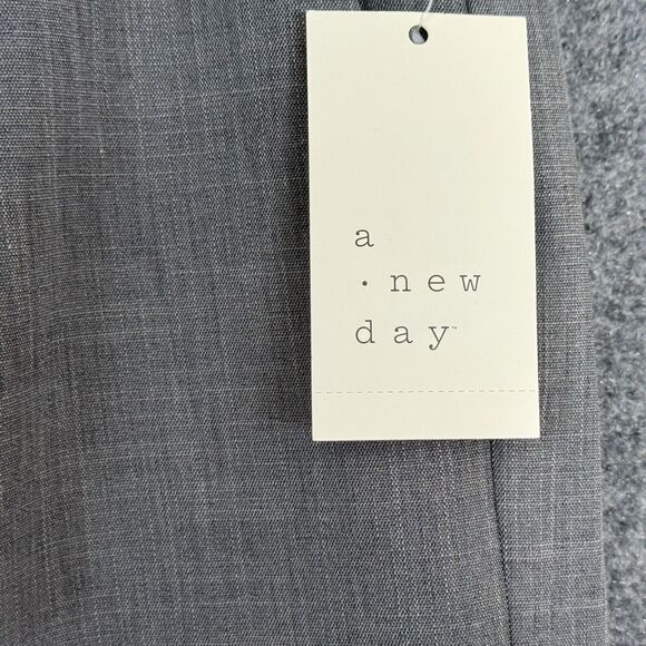 A New Day Tapered Dress Pants Gray Women Sz 8 Cargo Pockets High Rise NWT - Picture 6 of 16